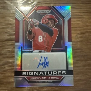 2023 Prizm #SIG-JR Jeremy De La Rosa Silver Signatures - Picture 1 of 6