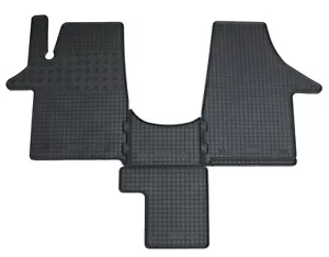 Gummifußmatten für VW T5 T6 2003-2019 Fußmatten Set Matten Gummimatten vorne - Bild 1 von 6