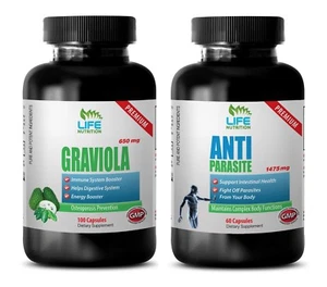antioxidant and immunity – GRAVIOLA - ANTI-PARASITES COMBO 2B - graviola juice - Picture 1 of 12