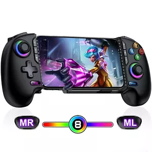 Wireless Gaming Controller Android/iOS,Mobile Game Controller for iPhone/Android - Picture 1 of 8