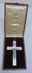 2wk Original Feldgeistlicher Silberkreuz Wehrmacht Mit Etui 1941 100% Original - Bild 1 von 15