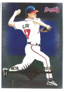 TOM GLAVINE Braves ~ 1997 Leaf Fractal Matrix ~ FREE SHIPPING - Picture 1 of 1