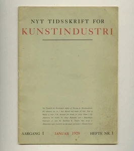 1928 Danish Society of Arts + Crafts NYT TIDSSKRIFT FOR KUNSTINDUSTRI Magazine   - Picture 1 of 7