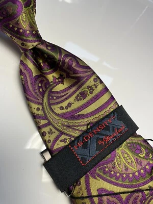 Nuevo con etiquetas Corbata Cuello Paisley y Pañuelo Steven Land - NUEVA Colección Alta DENSIDAD Foto 1 de 4