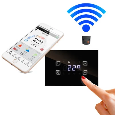 Temperatur-Differenzregler Holzkessel Kaminöfen mit WLAN-Modul und Handy App