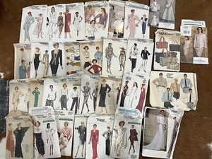 31 Lot Vintage Clothing Patterns Vogue Very Easy Woman Men Dress Purse Shirt - Picture 1 of 16
