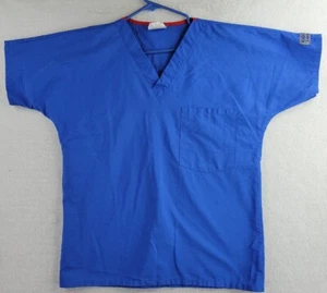 Coded Landau Blue Womens Scrub Top Size XSM - Picture 1 of 10
