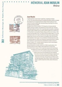 Document Philatélique 1er Jour : 06 2009 - Mémorial Jean Moulin Résistant - Picture 1 of 1