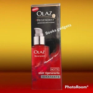 2 pz Olaz Regenerist Crema Notte Elixir Rigenerante Idratante Viso e Collo 50ml - Foto 1 di 1