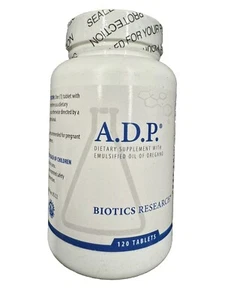 Biotics Research A.D.P. ADP High Concentrated Emulsified Oregano Oil 120 LRG BTL - Picture 1 of 2