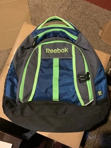 Prototyp Reebok Rucksack Schule Training Wandern Computer Übernachtung Probe blau - Bild 1 von 7