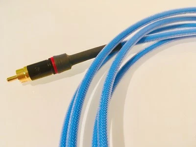 Audiophile Pine Tree Audio BLUE PRISM RCA Cable Canare CUSTOM LENGTHS - Image 1 of 4