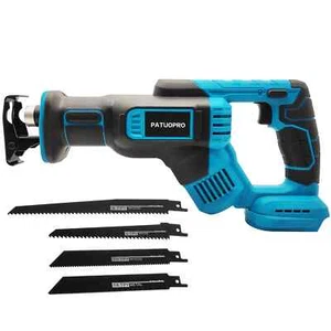 Cordless Reciprocating Saw Power Saw for Wood / Metal Cutting with 4pcs Blades - Picture 1 of 10