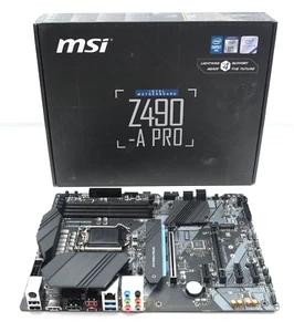MSI Z490-A PRO LGA 1200 ATX Motherboard - Intel Z490 Chipset, DDR4-Open Box - Picture 1 of 4