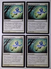 Journey to Nowhere X4 MTG Magic -Zendikar NM!