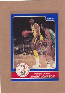 1984 STAR CO BASKETBALL AWARD BANQUET MAGIC JOHNSON #17 LAKERS NM *A15979