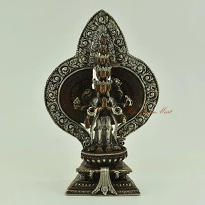 Good Quality 8.5" 1000 Armed Avalokiteshvara / Chenrezig Statue from Patan Nepal - Picture 1 of 5