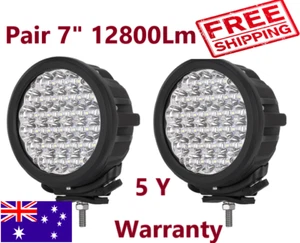 Powerful Pair 7 Inch LED Driving Spotlights, Round Off road 4WD Lights- 14000LM - Bild 1 von 9