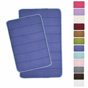 Soft Non-slip Memory Foam Bath Bathroom Bedroom Kitchen Floor Shower Mat Rugs AU - Picture 1 of 24
