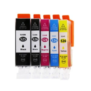 PGI-525 / CLI-526 Non-OEM Ink Cartridges for Canon Pixma MG5250 MG5350 IP4950 - Picture 1 of 1