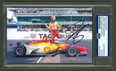 Josef Newgarden Signed Photo (PSA) 2024 Indy 500 Winner Indycar Driver Auto - Image 1 of 2