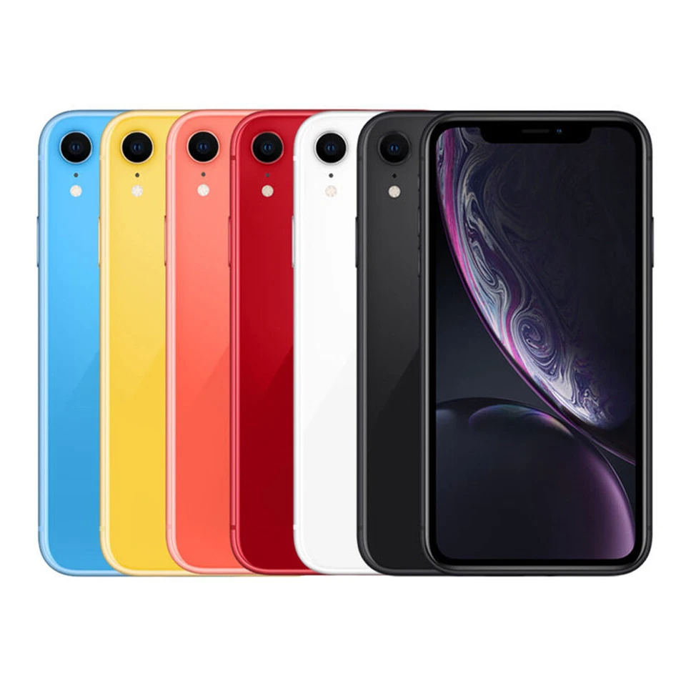 Apple iPhone XR Smartphone 64GB Schwarz Weiß Rot Gelb Blau Koralle Hervorragend - Bild 1 von 1