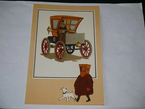 HERGE CHROMOS TINTIN VOIR ET SAVOIR AUTOMOBILE ORIGINE A 1900 SÉRIE 3 N°50 - Bild 1 von 1