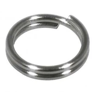Anillo Abierto De Acero Inoxidable, 8Mm 20 Pzas, Platina - Imagen 1 de 1