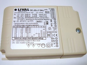 2x Lival LED Power supply DC Jolly DALI Dimmable Dimmer 110-240V TCI Netzteil