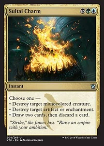 *MRM* ENGLISH 4x Charme de Sulta� (Sultai Charm) MTG Khans - Picture 1 of 1