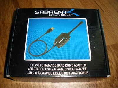 Sabrent USB 2.0 to SATA/IDE 2.5/3.5 Inch Hard Drive Power Adapter, USB-DSC5 - Image 1 of 4
