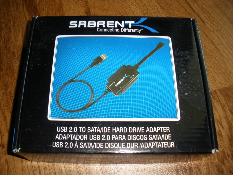 Sabrent USB 2.0 to SATA/IDE 2.5/3.5 Inch Hard Drive Power Adapter, USB-DSC5 - Image 1 of 4