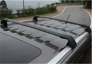2Pcs Fits for Hyundai Genesis GV80 Lockable Crossbars Roof Rack Rail Cross Bars - Picture 1 of 17