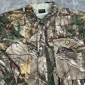 Scent Blocker Camo Shirt Mens XL Recon Realtree Xtra Hunting Button Up - Picture 1 of 11