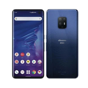 DOCOMO FUJITSU ARROWS 5G ANDROID PHONE UNLOCKED MADE IN JAPAN NAVY BLACK F-51A - Picture 1 of 5