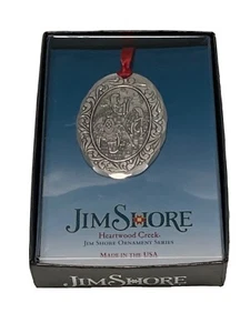 Jim Shore Wendell August Ángeles de Metal Adorno de Navidad Heartwood Creek Enesco - Imagen 1 de 12