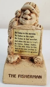 Vintage Paula Figur Der Fischer 1973 Humorvoll Schreibtisch gebraucht - Bild 1 von 6