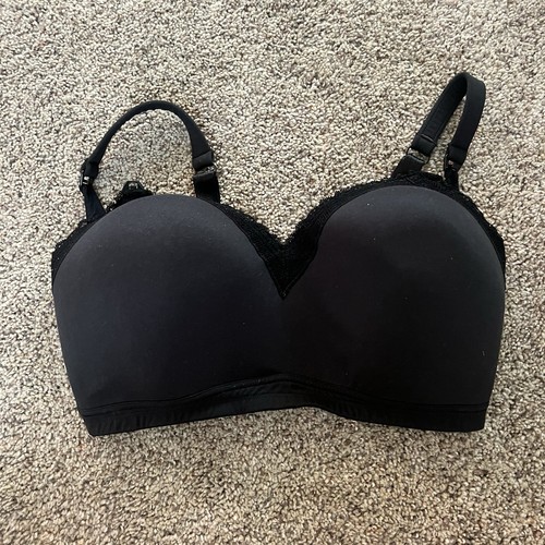 Paramour Marvelous Peggy Full Figure Side-Smoother Bra 38DDD 38E Black ...