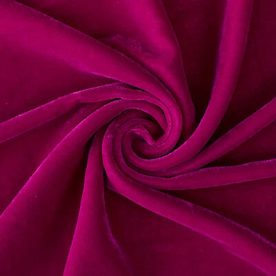 Micro Terciopelo Poliéster 45" Pila Corta 230 GSM Tela Microfibra Por Yarda Foto 1 de 2