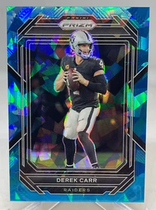 Derek Carr 2022 Panini Prizm Football Blue Ice #20/99 Raiders / Saints - Bild 1 von 5