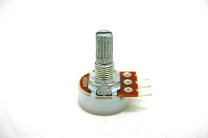 MINI POTENTIOMETER ALPHA A500K 500K 16mm AUDIO LOGARITHMIC PC MOUNT - Picture 1 of 1