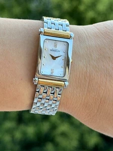 Michel Herbelin Antares Watch Dimonds & MOP Dial Lady Swiss Made - Picture 1 of 20