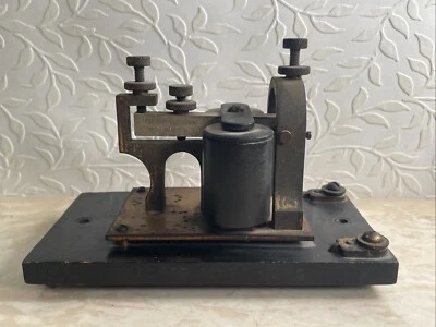 Antique Western Electric Telegraph Sounder 3B 20 OHMS Morse Code USA Ham Radio - Image 1 of 4