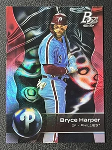 Bowman Platinum #10 2023 Bryce Harper Philadelphia Phillies - Imagen 1 de 2