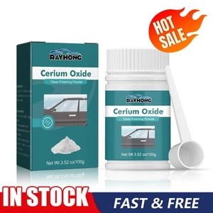 100g Deep Scratch Remover RepairGlass Polishing Kit Cerium OxidePowder 2025 - Picture 1 of 16
