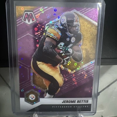 2021 Panini Mosaic - Jerome Bettis #168 Purple Disco #/50 - Image 1 of 2