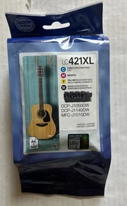 BROTHER, LC-421XLBK/LC-421XLC/LC-421XLM/LC-421XLY Inkjet Cartridges, Black/Cyan/ - Picture 1 of 6