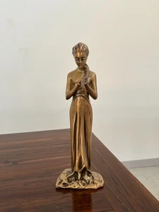 Scultura in bronzo dorato - Paolo Troubetzkoy - Foto 1 di 10