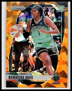 2024 Panini Prizm WNBA #45 Marquesha Davis Orange Cracked Ice - Picture 1 of 2
