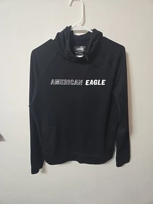 American Eagle Unisex Hoodie Sweatshirt Flex Athletic Waffle Knit Pullover Small - Image 1 of 3
